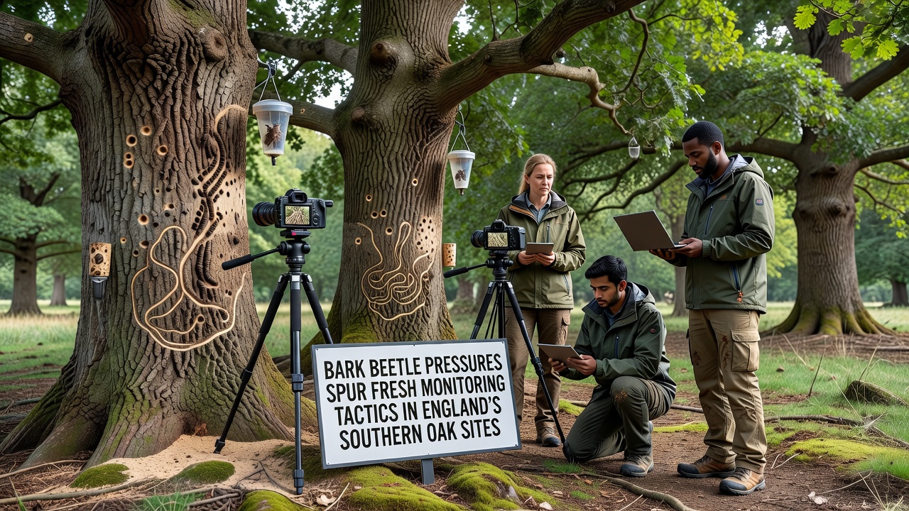 Bark Beetle Pressures Spur Fresh Monitoring Tactics in England's Southern Oak Sites