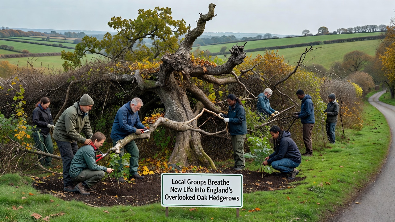Local Groups Breathe New Life into England's Overlooked Oak Hedgerows